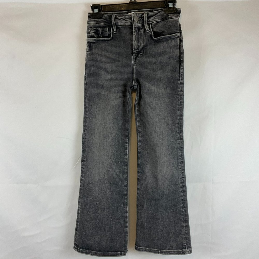 Frame Denim Gray Ankle & Cropped Jeans